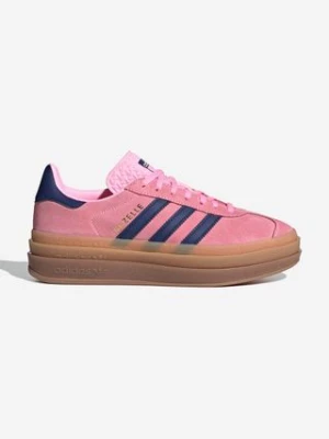 adidas Originals trampki H06122 W Gazelle Bold damskie kolor różowy H06122-ROZOWY