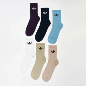 adidas Originals 6 PACK - Trefoil Cushion Crew Socks uniseks Skarpety wielokolorowy rozmiar Odzież
