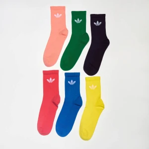 adidas Originals Trefoil Skarpety Crew (6 Pack) uniseks wielokolorowy rozmiar Odzież