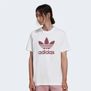 Zdjęcie produktu adidas Originals TREFOIL T-SHIRT white/quiet crimson mężczyźni T-Shirty i Polo biały rozmiar Odzież
