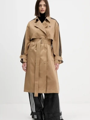 adidas Originals trencz Tcoat Twill kolor zielony JW2663