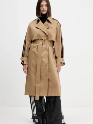 adidas Originals trencz Tcoat Twill kolor zielony JW2663
