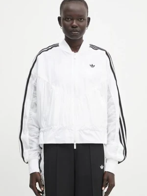 adidas Originals Windbreaker kolor biały przejściowa JZ6769