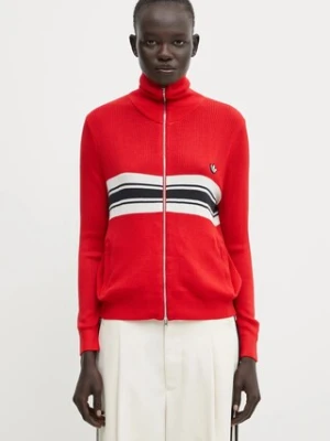 adidas Originals x Wales Bonner kardigan W Knit Tt damski kolor czerwony lekki KB2294