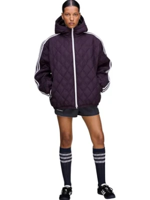 adidas Originals x Wales Bonner kurtka Quilted Jkt kolor czerwony przejściowa KE9956