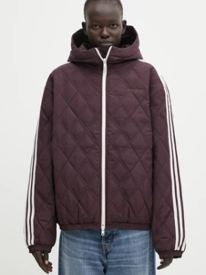 adidas Originals x Wales Bonner kurtka Quilted Jkt kolor czerwony przejściowa KE9956
