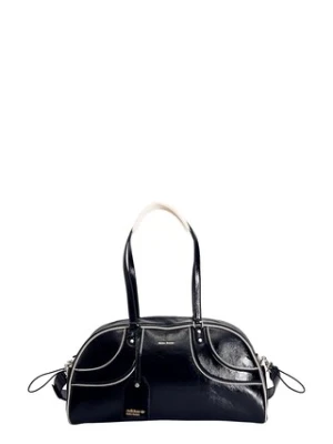 adidas Originals x Wales Bonner torebka skórzana Bwl Bag L kolor czarny KE1058