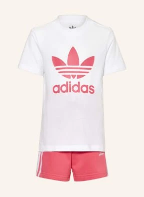 Adidas Originals Zestaw Adicolor: T-Shirt I Szorty Dresowe pink