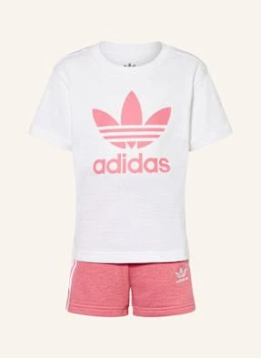 Adidas Originals Zestaw: T-Shirt I Szorty Dresowe pink