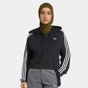 adidas Originals Zip Hoodie kobiety Bluzy czarny rozmiar Odzież