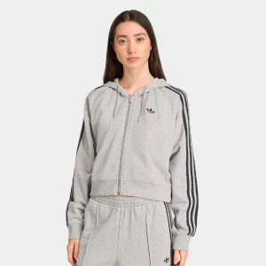 adidas Originals Zip Hoodie kobiety Bluzy szary rozmiar Odzież