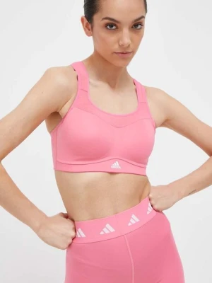Zdjęcie produktu adidas Performance biustonosz sportowy kolor różowy