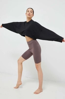 adidas Performance bluza do jogi Studio kolor czarny