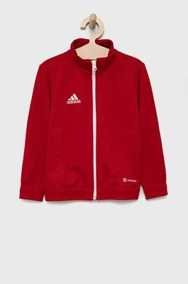 adidas Performance bluza dziecięca H57563 kolor czerwony gładka