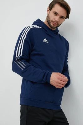 adidas Performance bluza męska kolor granatowy z kapturem