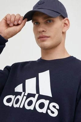 adidas Performance bluza męska kolor granatowy z nadrukiem