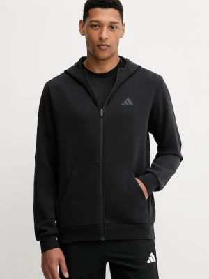 adidas Performance bluza treningowa Designed for Training męska kolor czarny z kapturem gładka IY1131