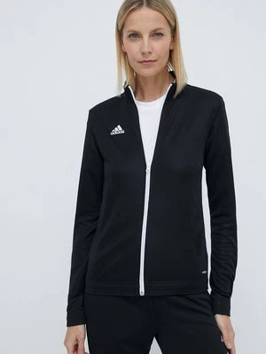 adidas Performance bluza treningowa Entrada 22 damska kolor czarny gładka H57525