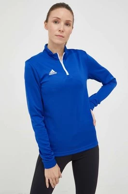 adidas Performance bluza treningowa Entrada 22 damska kolor niebieski gładka