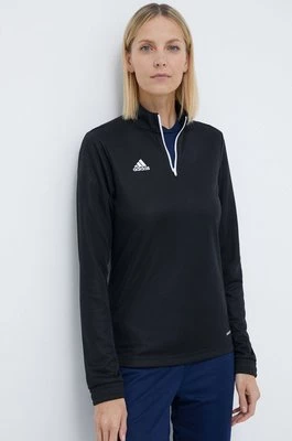 adidas Performance bluza treningowa Entrada 22 damska kolor czarny gładka H57541