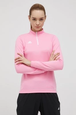 adidas Performance bluza treningowa Entrada 22 HC5045 kolor różowy z półgolfem