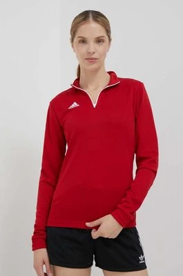 adidas Performance bluza treningowa Entrada 22 kolor czerwony gładka H57551