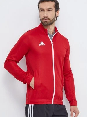 adidas Performance bluza treningowa Entrada 22 kolor czerwony z aplikacją H57537