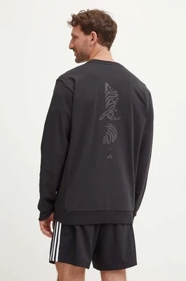 adidas Performance bluza treningowa kolor czarny z aplikacją JF4238