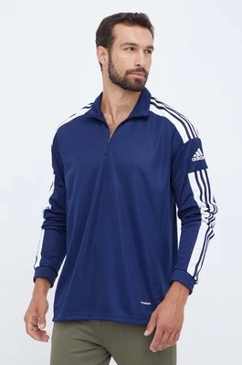 adidas Performance bluza treningowa kolor granatowy z aplikacją