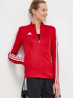 adidas Performance bluza treningowa Tiro 23 kolor czerwony z aplikacją HS3512