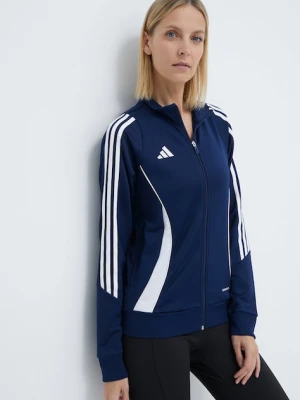 adidas Performance bluza treningowa Tiro 24 kolor granatowy z aplikacją IR7492