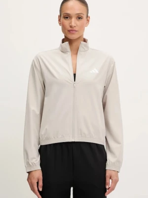 adidas Performance bluza treningowa Train Essentials damska kolor beżowy wzorzysta JE6173