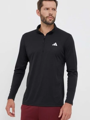 adidas Performance bluza treningowa Training Essentials kolor czarny z nadrukiem