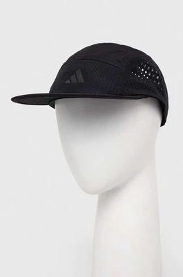 adidas Performance czapka z daszkiem RUNx4D kolor czarny gładka IS3770