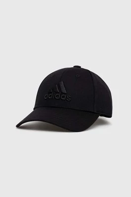 adidas czapka z daszkiem kolor czarny z aplikacją HZ3045