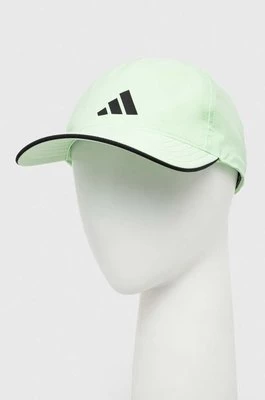 adidas Performance czapka z daszkiem kolor zielony z nadrukiem IP2766