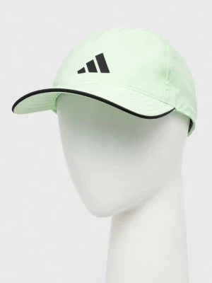 adidas Performance czapka z daszkiem kolor zielony z nadrukiem IP2766