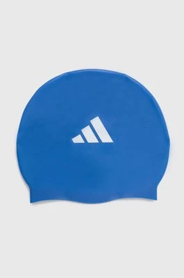 adidas Performance czepek pływacki dziecięcy kolor niebieski