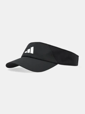 adidas Performance daszek VISOR CLIMACOOL kolor czarny z aplikacją JN6086