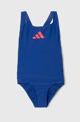 adidas Performance jednoczęściowy strój kąpielowy dziecięcy kolor niebieski