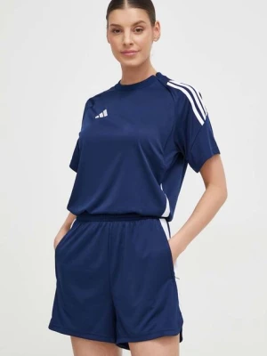 adidas Performance kombinezon treningowy Tiro 24 kolor granatowy z dekoltem okrągłym IR9345