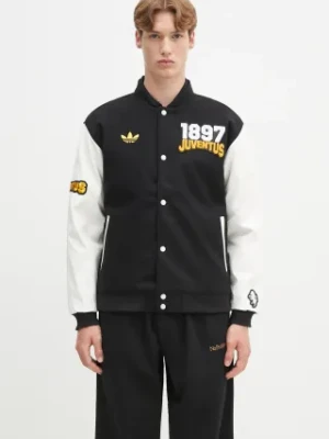 adidas Performance kurtka bomber Juventus VRCT Jacket kolor czarny przejściowa JF0451