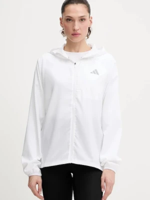 adidas Performance kurtka do biegania Run Essentials kolor biały przejściowa KA0253