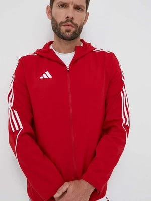 adidas Performance kurtka treningowa Tiro 23 kolor czerwony przejściowa