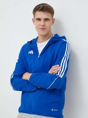 adidas Performance kurtka treningowa Tiro 23 kolor niebieski przejściowa