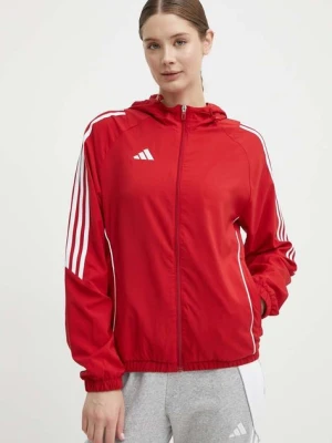 adidas Performance kurtka treningowa Tiro 24 kolor czerwony przejściowa IM8803