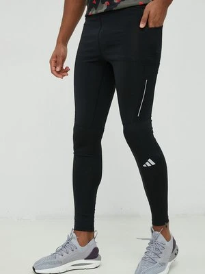 adidas Performance legginsy do biegani Own The Run męskie kolor czarny gładkie HM8444