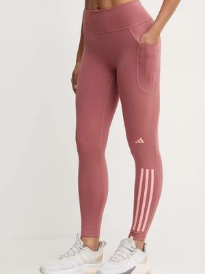 adidas Performance legginsy do biegania Daily Run kolor różowy z nadrukiem IX0272