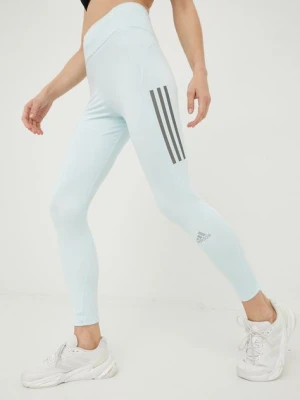 adidas Performance legginsy do biegania Own The Run damskie z nadrukiem