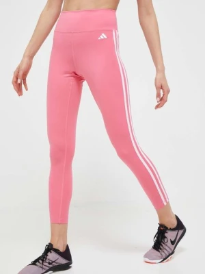 Zdjęcie produktu adidas Performance legginsy treningowe Train Essentials kolor różowy z aplikacją